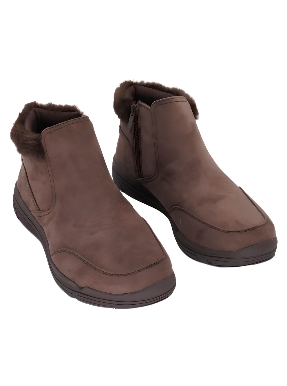 Ryka Amaze Water Repellent Chicory Brown Ankle Boots Size 9W